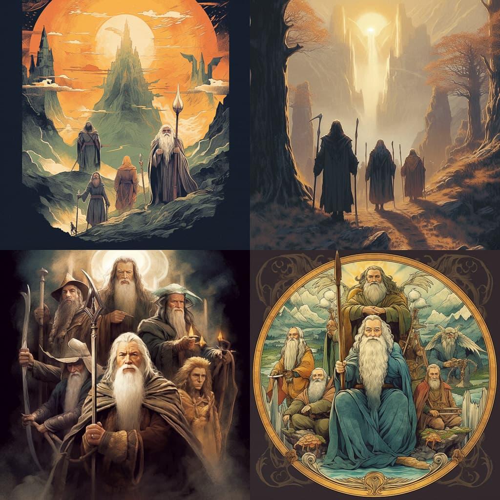 The Lord of the Rings style, Midjourney V5.1, render 1 of 4