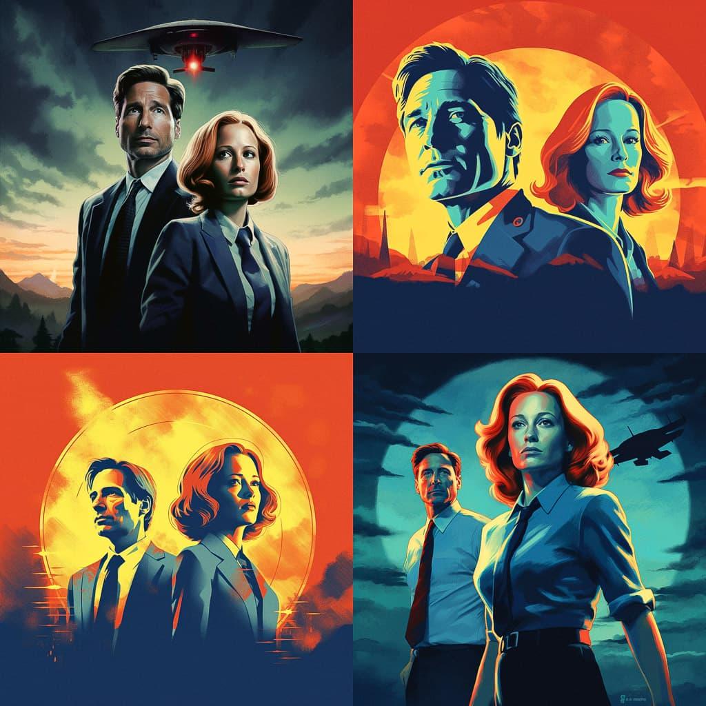 The X-Files style, Midjourney V5.1, render 1 of 4