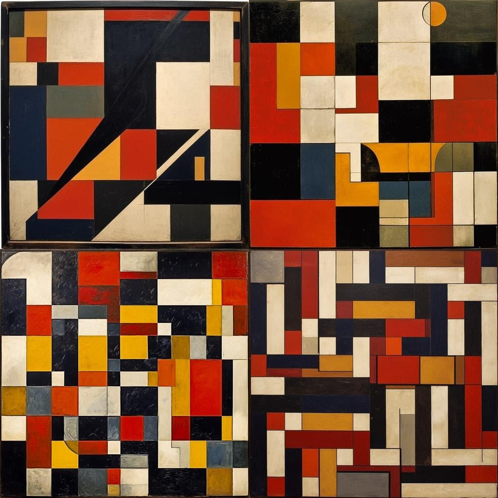 Theo van Doesburg style, Midjourney V5.1, render 1 of 4