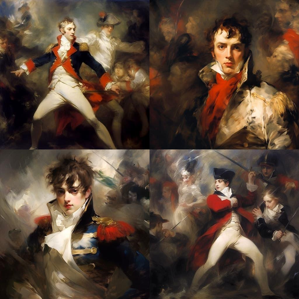 Thomas Lawrence style, Midjourney V5.1, render 1 of 4