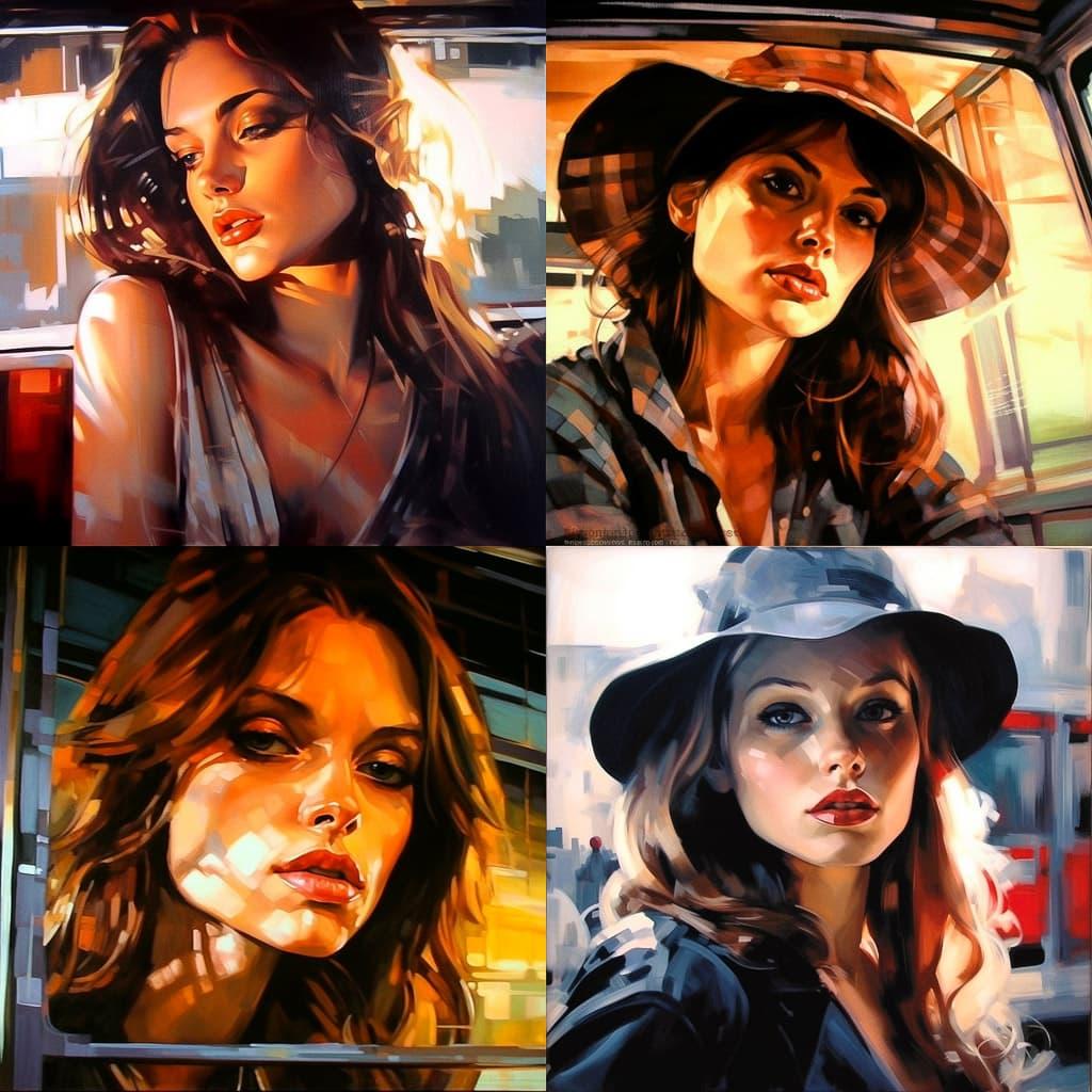 Thomas Saliot style, Midjourney V5.1, render 1 of 4