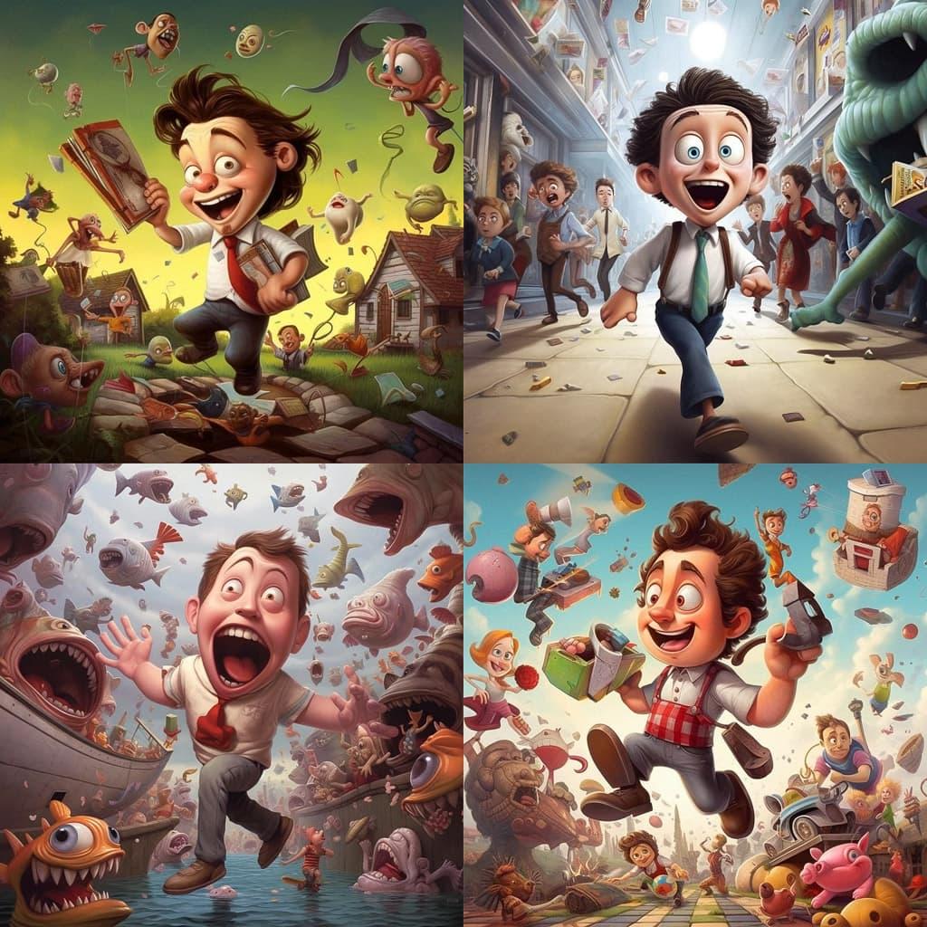 Tiago Hoisel style, Midjourney V5.1, render 1 of 4