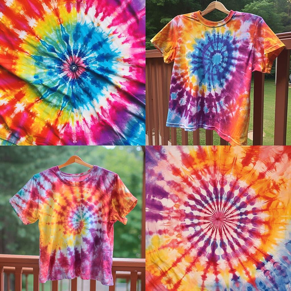 Tie-dye style, Midjourney V5.1, render 1 of 4