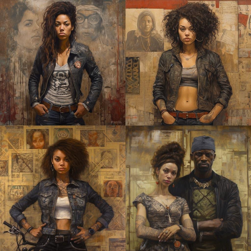 Tim Okamura style, Midjourney V5.1, render 1 of 4