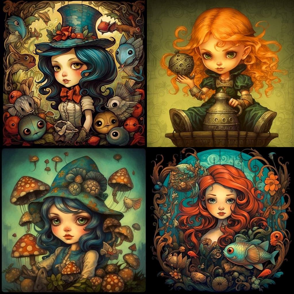 Tim Shumate style, Midjourney V5.1, render 1 of 4