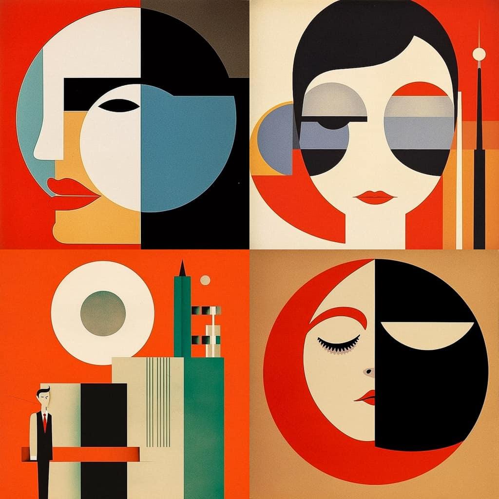 Tom Eckersley style, Midjourney V5.1, render 1 of 4