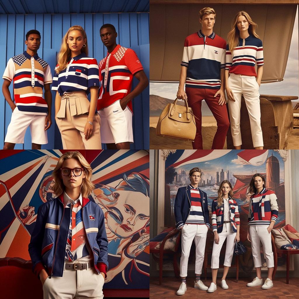 Tommy Hilfiger style, Midjourney V5.1, render 1 of 4