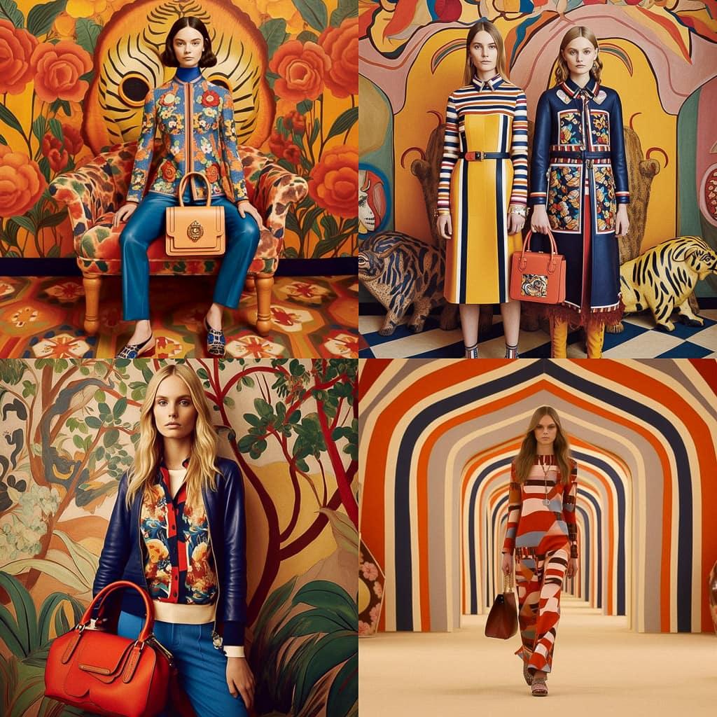 Tory Burch style, Midjourney V5.1, render 1 of 4