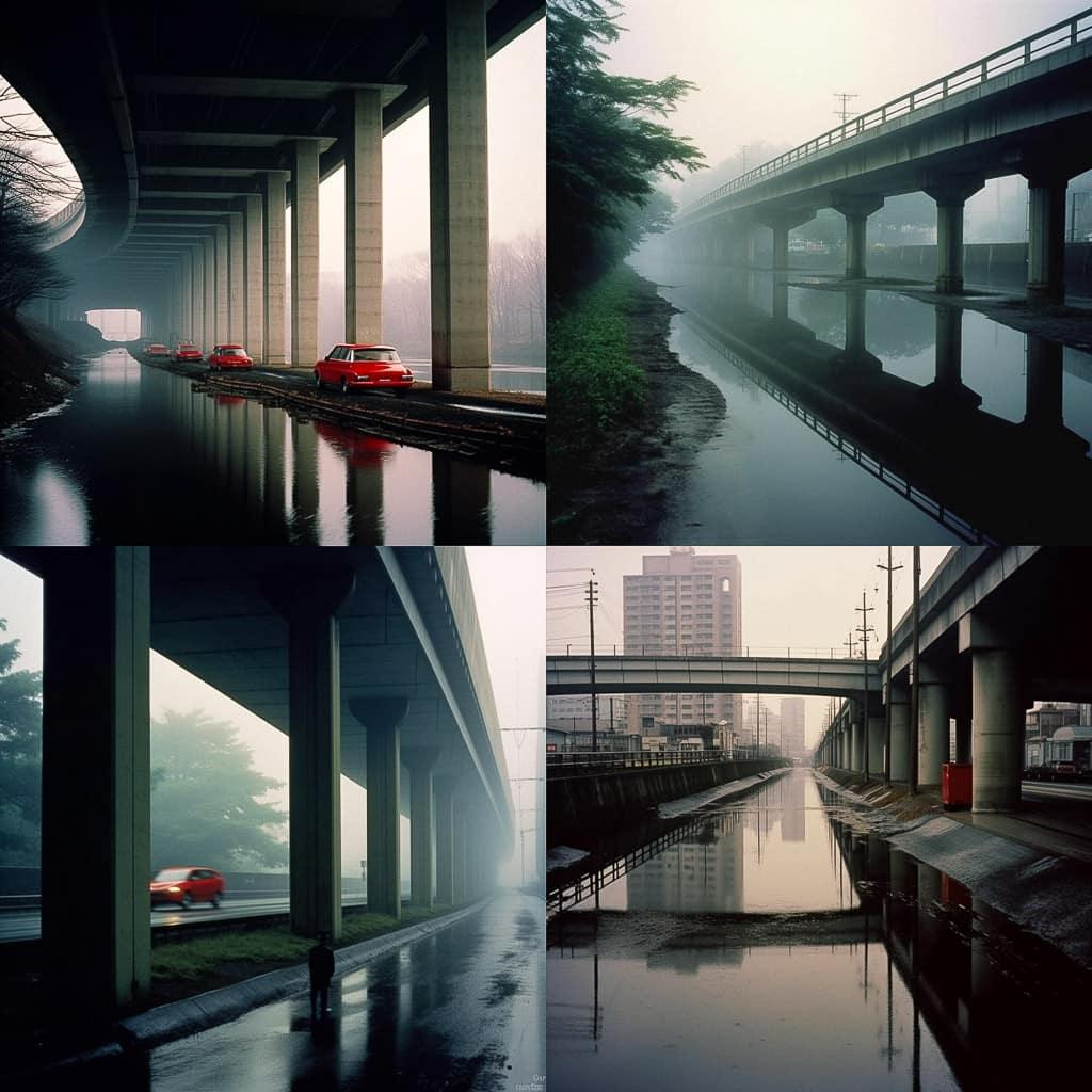 Toshio Shibata style, Midjourney V5.1, render 1 of 4