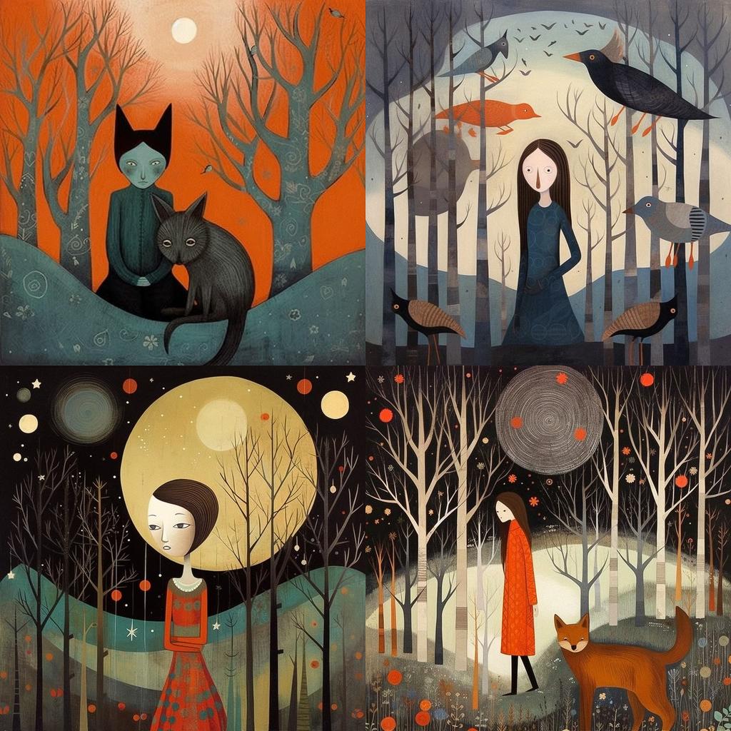 Tracie Grimwood style, Midjourney V5.1, render 1 of 4