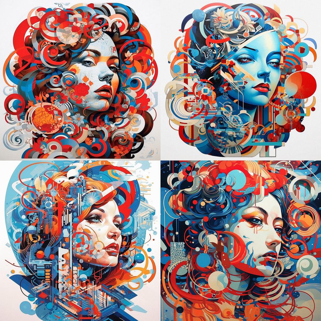 Tristan Eaton style, Midjourney V5.1, render 1 of 4