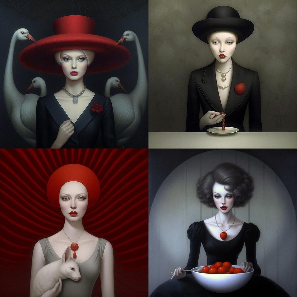 Troy Brooks style, Midjourney V5.1, render 1 of 4