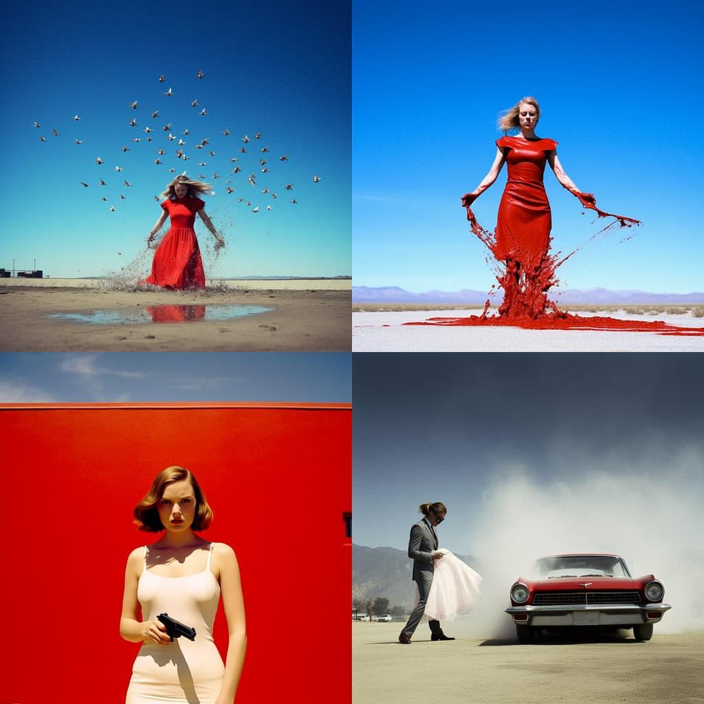 Tyler Shields style, Midjourney V5.1, render 1 of 4