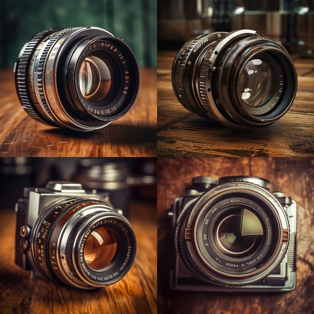 Vintage lens style, Midjourney V5.1, render 1 of 4