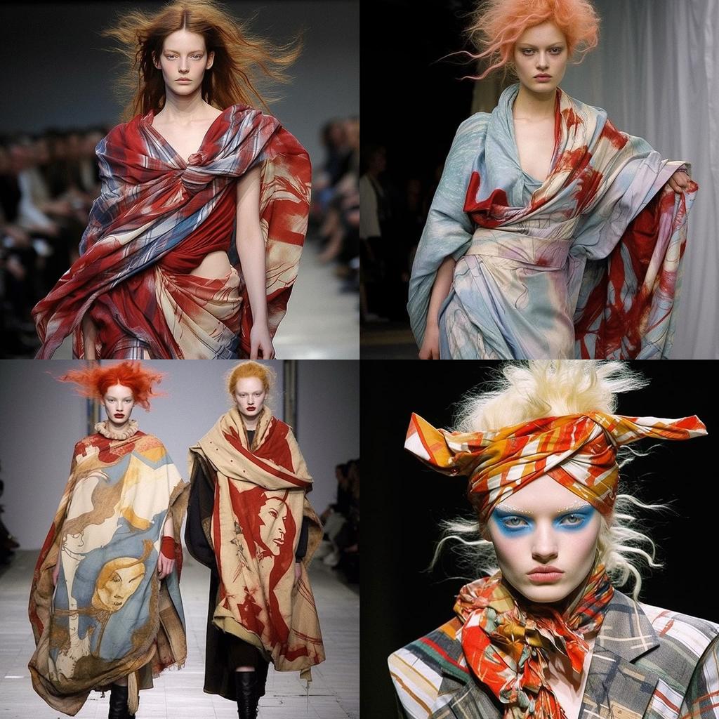 Vivienne Westwood style, Midjourney V5.1, render 1 of 4