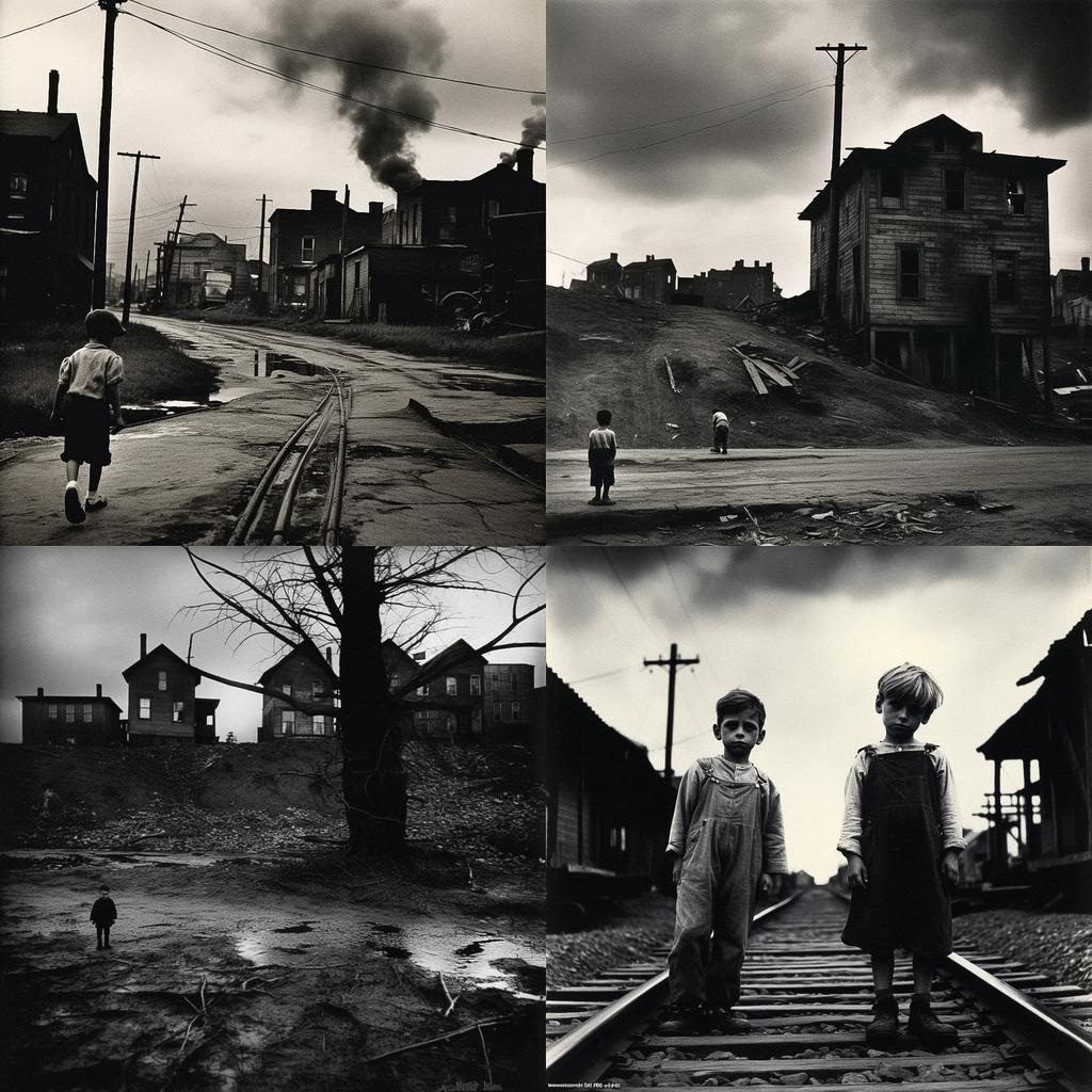 W. Eugene Smith style, Midjourney V5.1, render 1 of 4