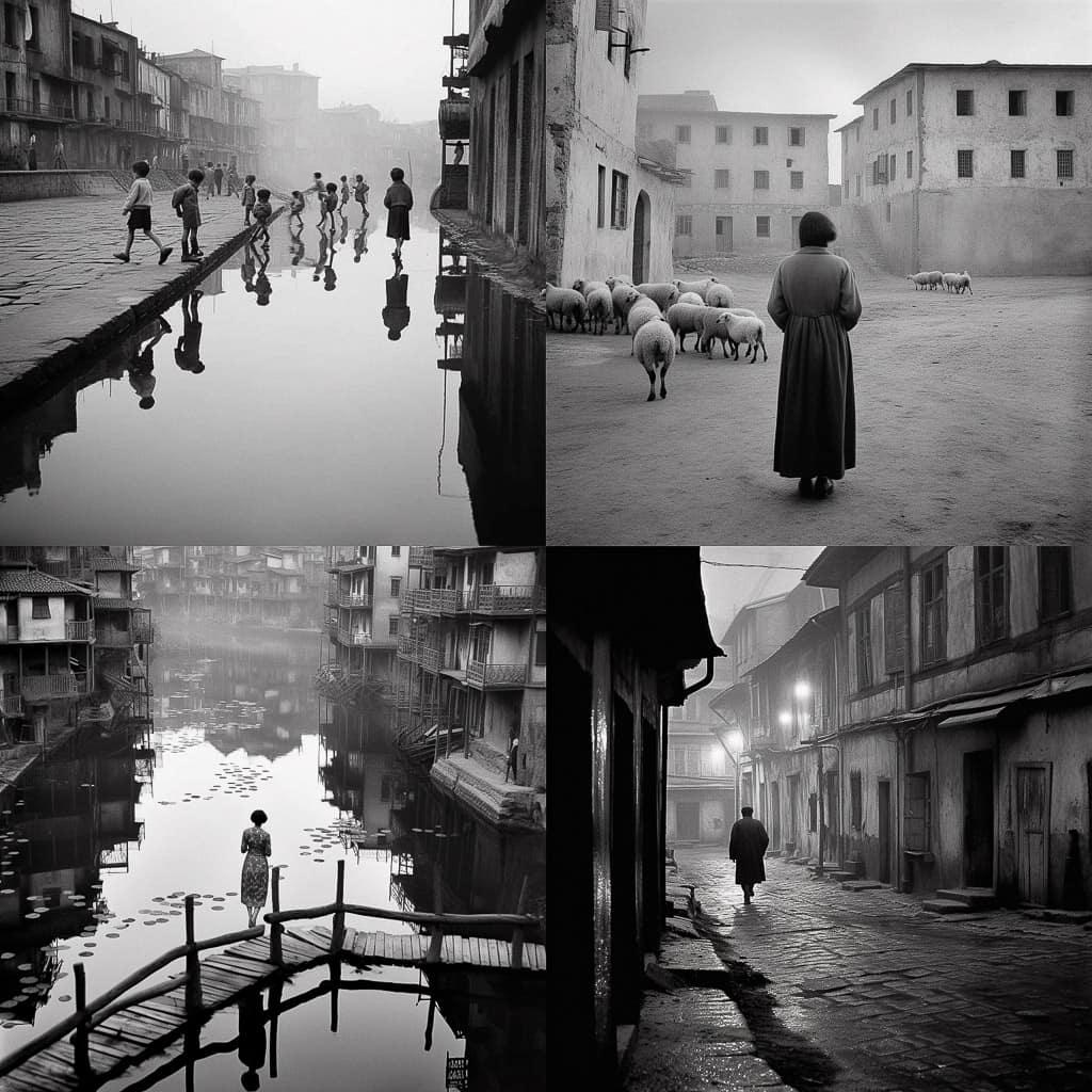 Werner Bischof style, Midjourney V5.1, render 1 of 4