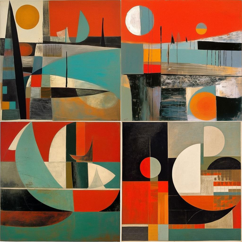 Wilhelmina Barns-Graham style, Midjourney V5.1, render 1 of 4