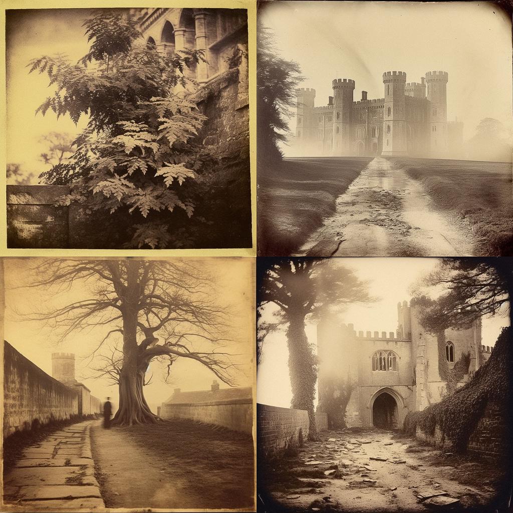 William Henry Fox Talbot style, Midjourney V5.1, render 1 of 4