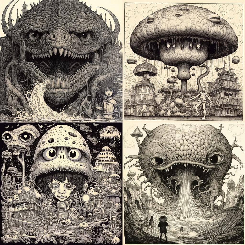 William Stout style, Midjourney V5.1, render 1 of 4