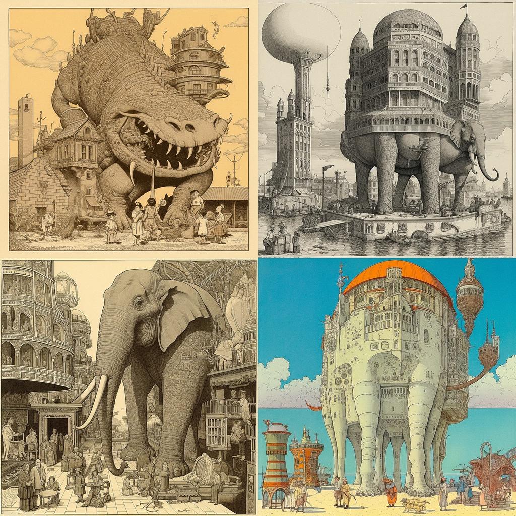 Winsor McCay style, Midjourney V5.1, render 1 of 4