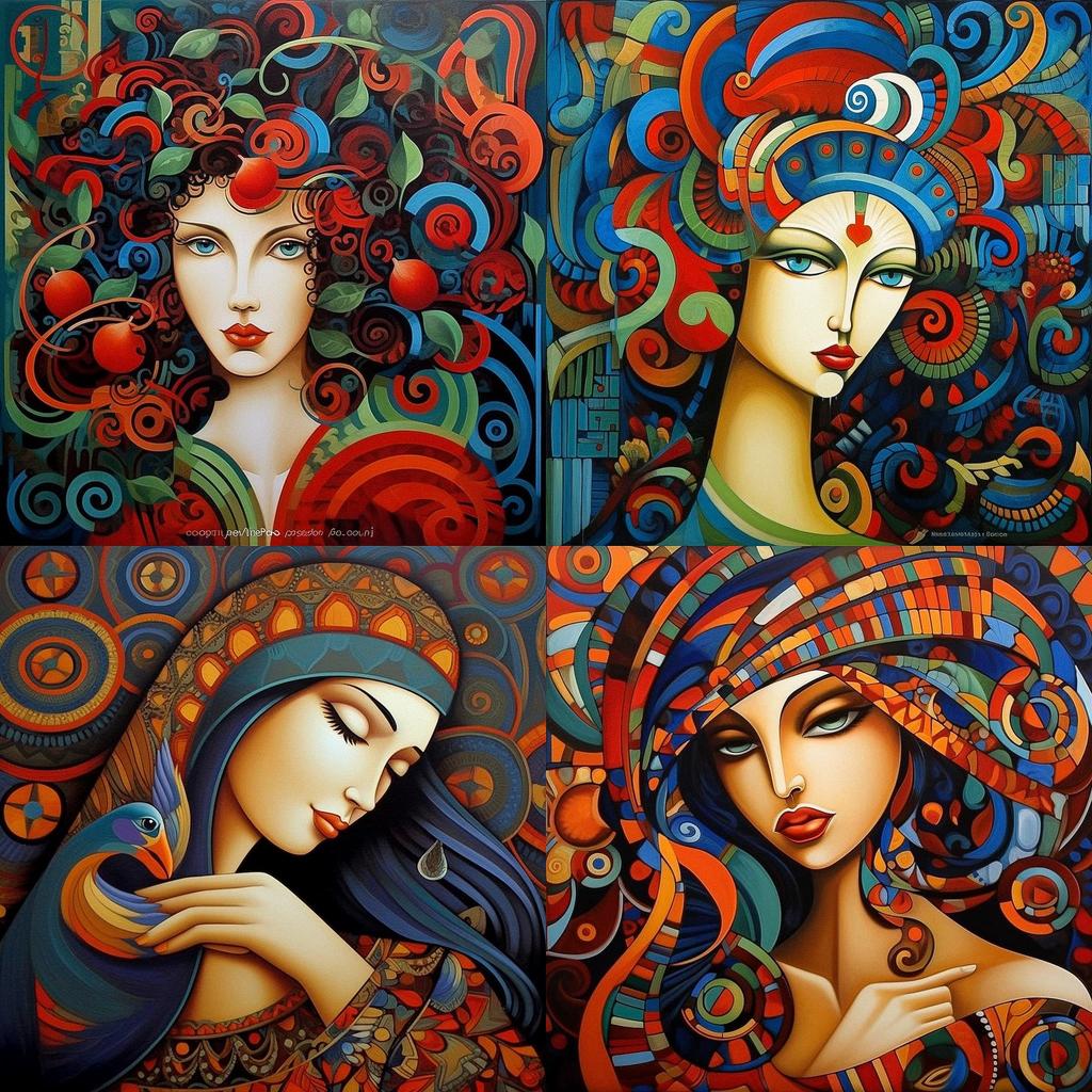 Wlad Safronow style, Midjourney V5.1, render 1 of 4