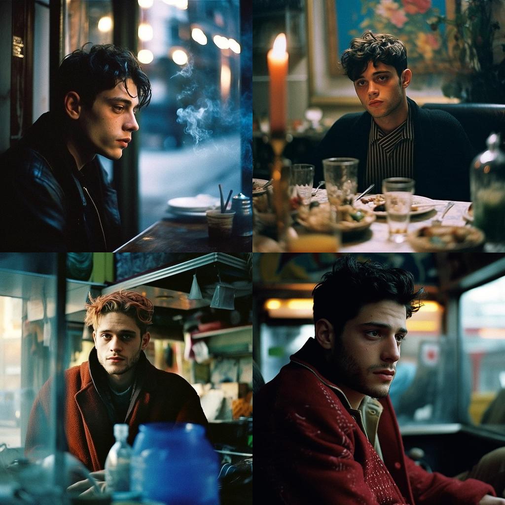 Xavier Dolan style, Midjourney V5.1, render 1 of 4