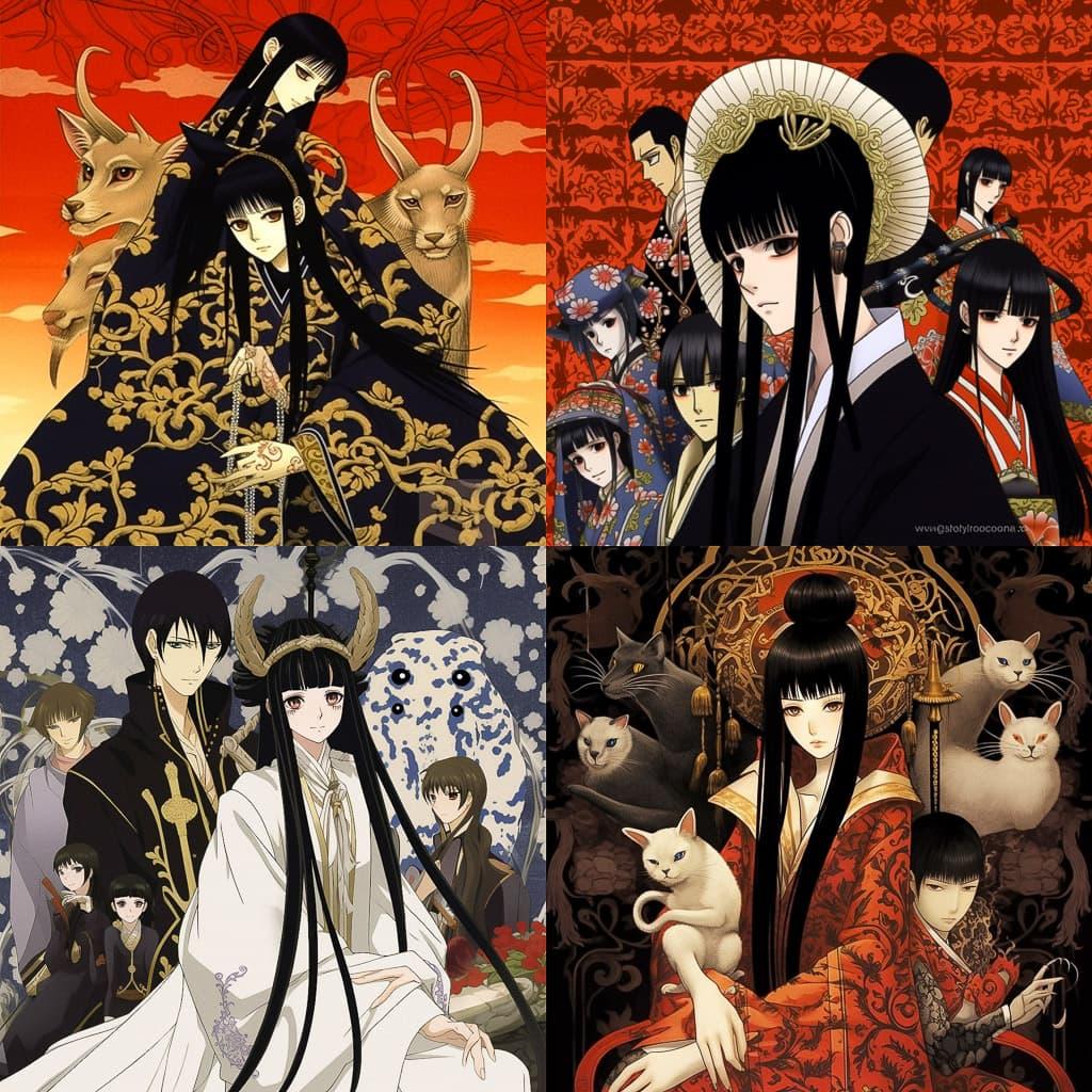 xxxHolic style, Midjourney V5.1, render 1 of 4