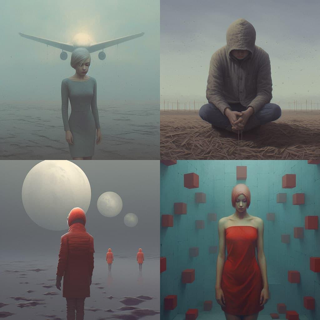 Yuri Shwedoff style, Midjourney V5.1, render 1 of 4