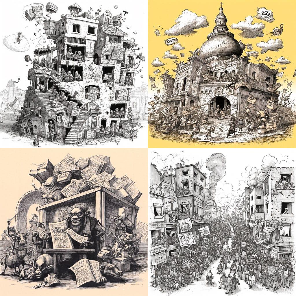 Zapiro style, Midjourney V5.1, render 1 of 4