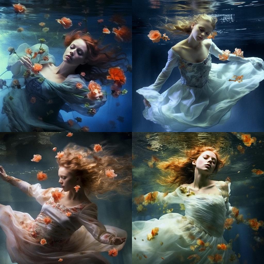 Zena Holloway style, Midjourney V5.1, render 1 of 4