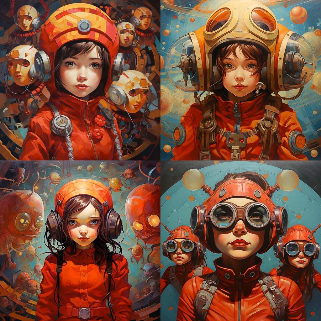 Aaron Jasinski style, Midjourney V5.2, render 1 of 4