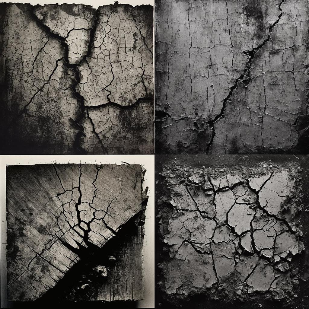 Aaron Siskind style, Midjourney V5.2, render 1 of 4