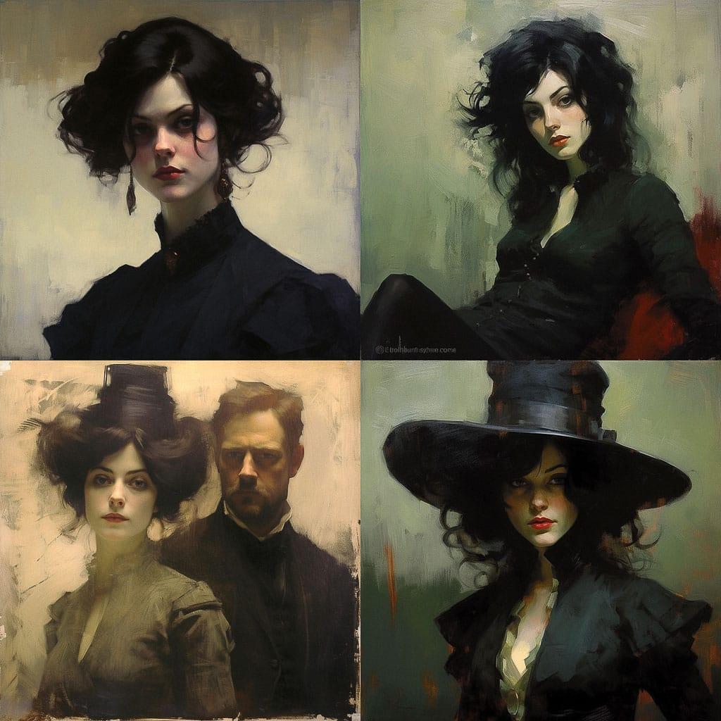 Aaron Westerberg style, Midjourney V5.2, render 1 of 4