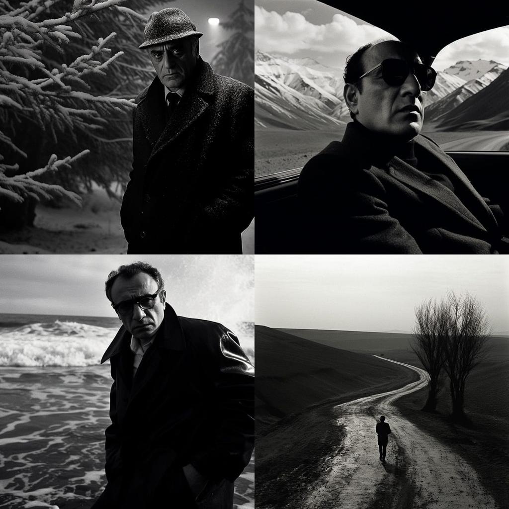 Abbas Kiarostami style, Midjourney V5.2, render 1 of 4