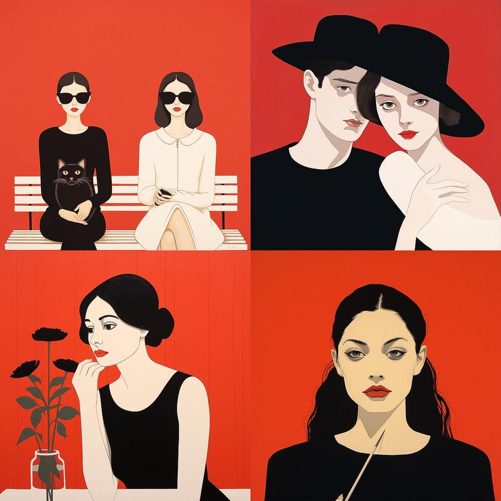 Agathe Sorlet style, Midjourney V5.2, render 1 of 4