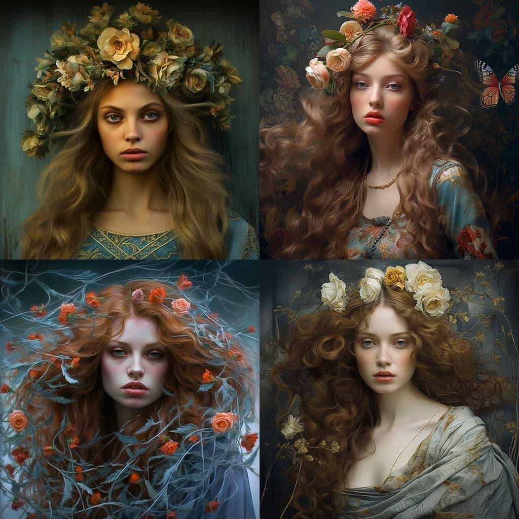 Agnieszka Lorek style, Midjourney V5.2, render 1 of 4