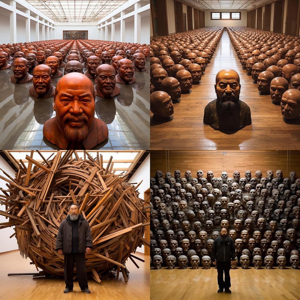 Ai Weiwei style, Midjourney V5.2, render 1 of 4