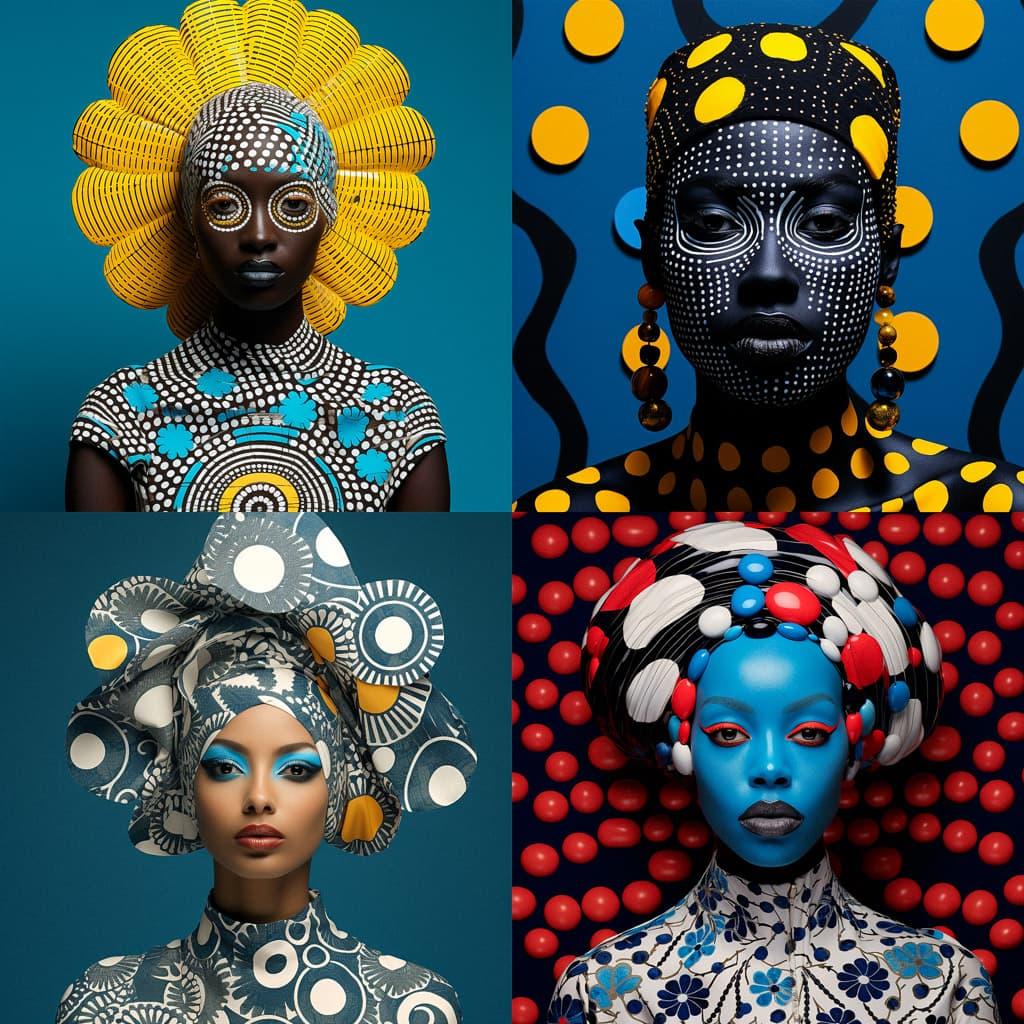 Aida Muluneh style, Midjourney V5.2, render 1 of 4