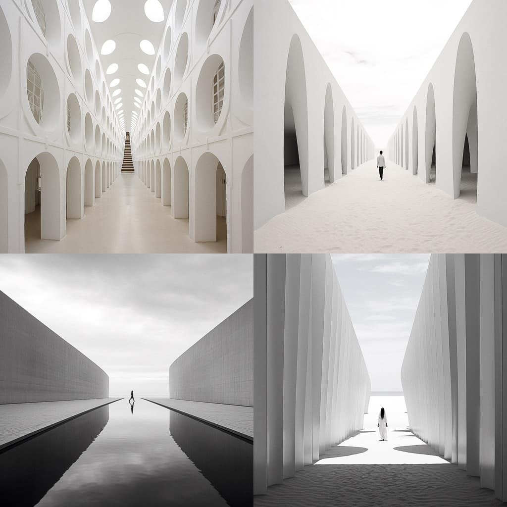 Aires Mateus style, Midjourney V5.2, render 1 of 4