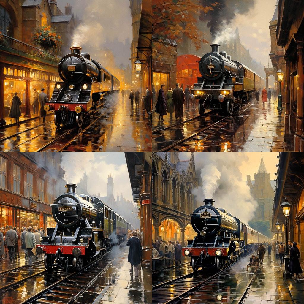 Alan Fearnley style, Midjourney V5.2, render 1 of 4