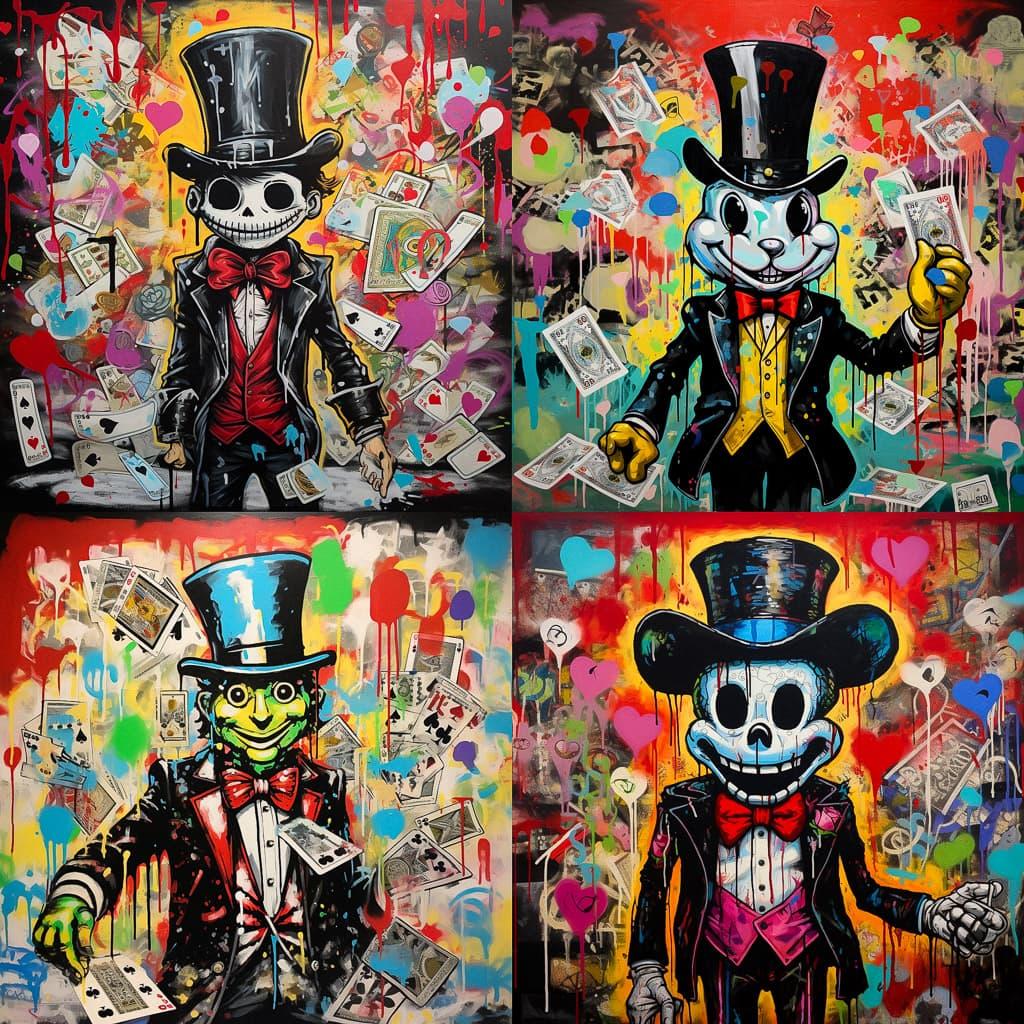 Alec Monopoly style, Midjourney V5.2, render 1 of 4