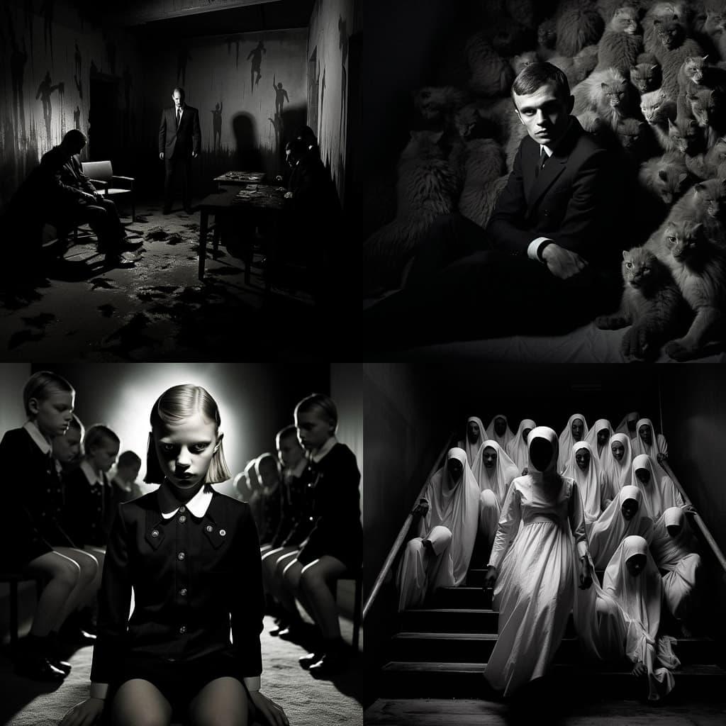 Alex Majoli style, Midjourney V5.2, render 1 of 4
