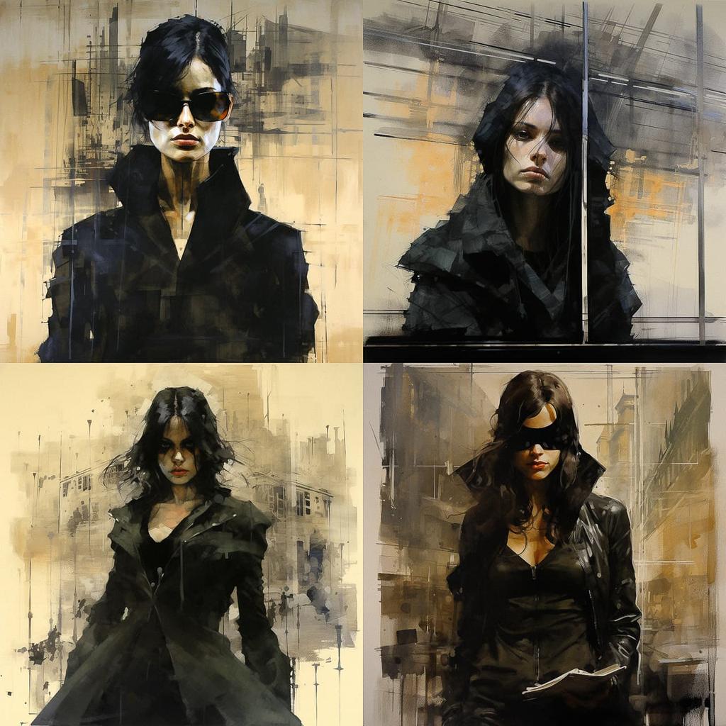 Alex Maleev style, Midjourney V5.2, render 1 of 4