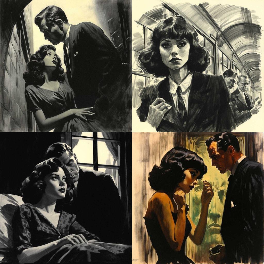 Alex Raymond style, Midjourney V5.2, render 1 of 4