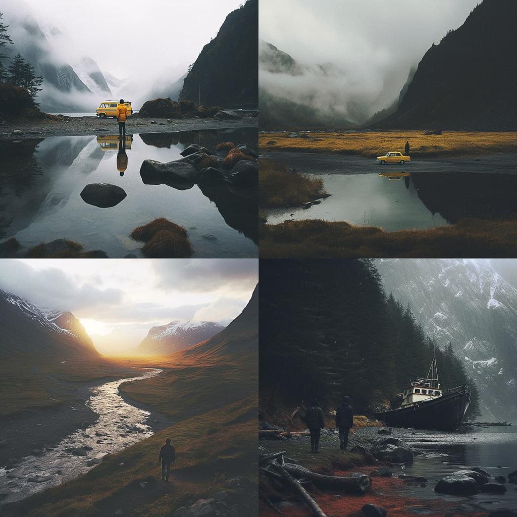 Alex Strohl style, Midjourney V5.2, render 1 of 4