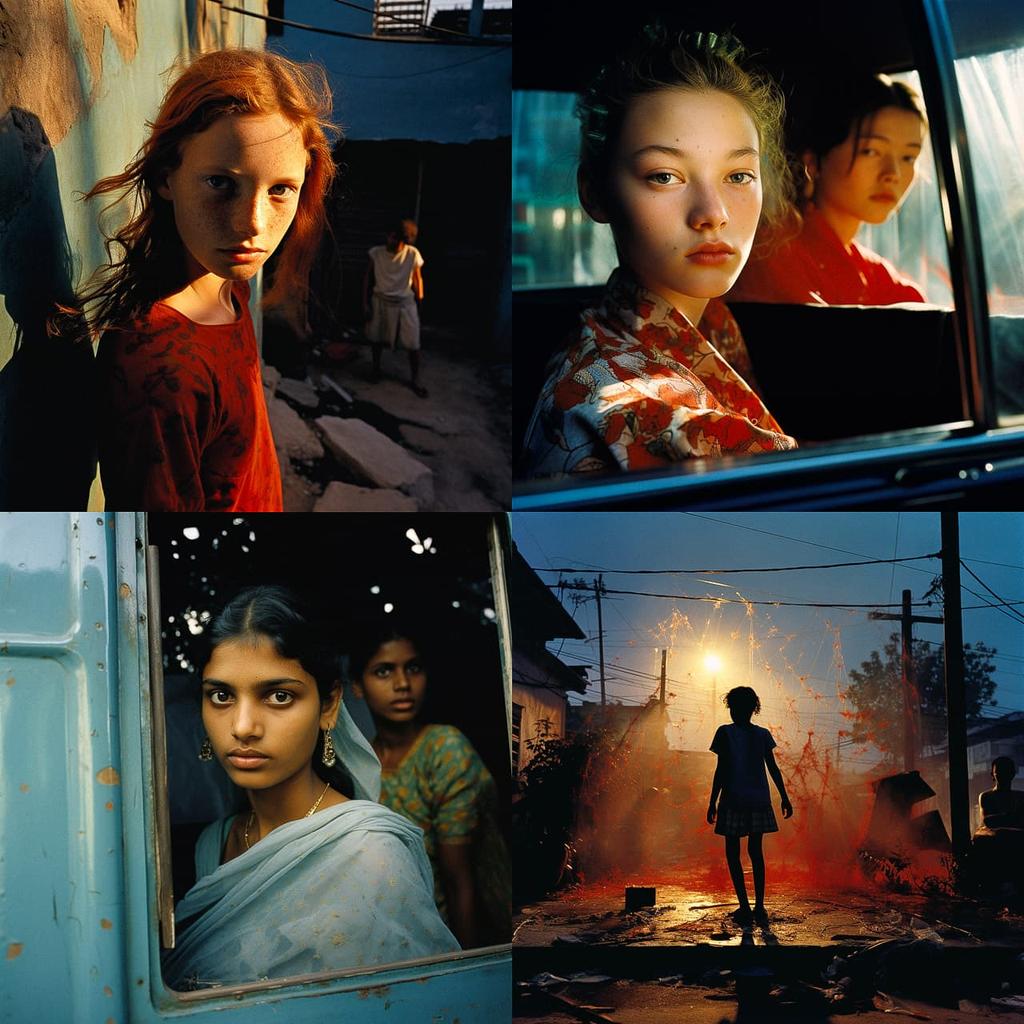 Alex Webb style, Midjourney V5.2, render 1 of 4