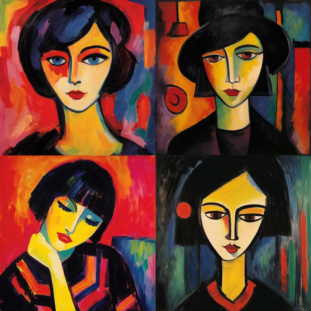 Alexej von Jawlensky style, Midjourney V5.2, render 1 of 4