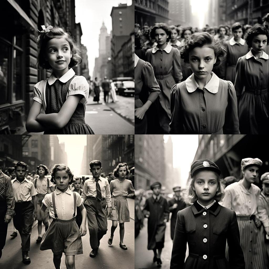 Alfred Eisenstaedt style, Midjourney V5.2, render 1 of 4