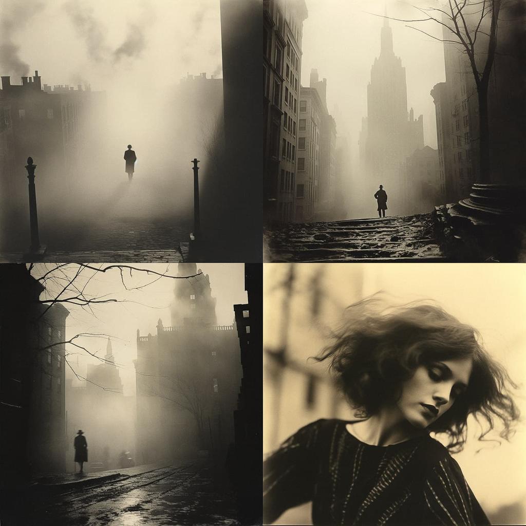 Alvin Langdon Coburn style, Midjourney V5.2, render 1 of 4